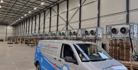 Betrouwbare grootruimtekoeling voor bloemenopslag — projectafbeelding 1