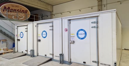 Des chambres froides temporaires assurent la continuité de la production à la boulangerie Mensing